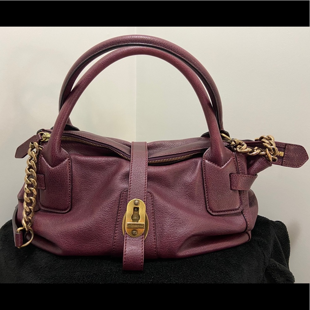 *PRICE DROP*  Vintage Burberry Buffalo Leather Tote